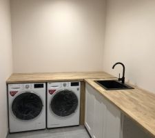 La buanderie presque terminé !