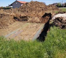 Terrassement pour accueillir les fondations