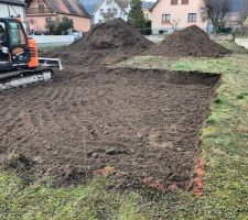 Terrassement en court ! Enfin :)