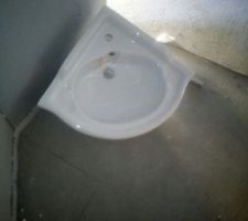 Lavabo rétro  reçu