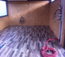 Lino imitation parquet