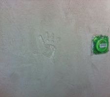 Petit souvenir dans l'enduit