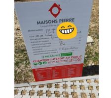 Notre panneau est enfin posé....youpiii