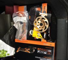 Disque pon&ccedil;age b&eacute;ton + mat&eacute;riel