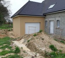 Enduit du garage