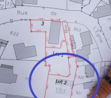 Notre parcelle sera le lot 2.