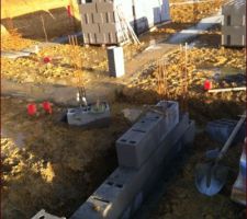 Construction du vide sanitaire et ferraillage