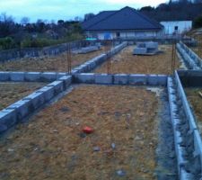 Construction du vide sanitaire et ferraillage