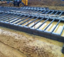 Construction du vide sanitaire et ferraillage