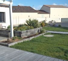 La jardinière sud ouest avant travaux
