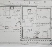 Il s'agit du plan final du 1er etage