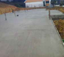 Realisation de la dalle