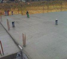 Realisation de la dalle