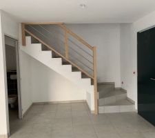 Rampe d'escalier garde corps