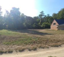 Vue du terrain et de l'environnement.