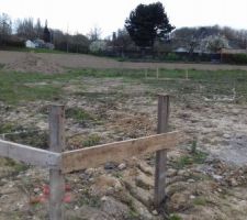 Implantation de notre maison sur le terrain