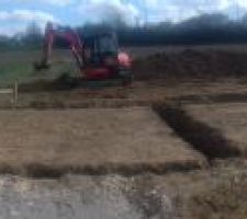 Implantation de notre maison sur le terrain