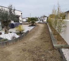 Parterres jardin terminés