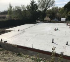 Et voici enfin le vide sanitaire + dalle