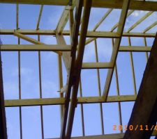 Vue a travers cage escalier