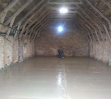 Dalle après coulage