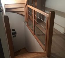 Escaliers vitrifiés