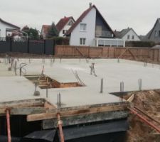 Dalle RDC et terrasse