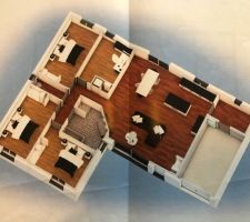 Plan de notre maison en 3D