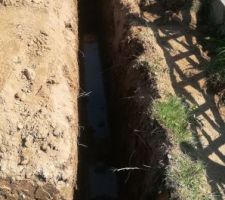 Creusement des fondations &agrave; 3 m...