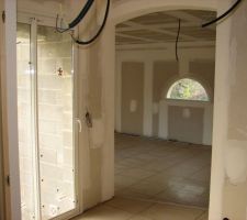 Vue depuis l'entr&eacute;e