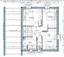 Plan d'implantation maison et esquisses