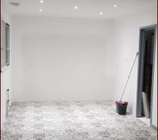Carrelage terminé