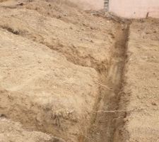 Creusement des fondations