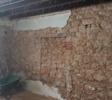 Fil Rouge : piquetage des murs intérieurs