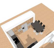 Plans de la cuisine et du cellier