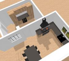 Plans de la cuisine et du cellier