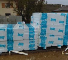 Les matériaux sont arrivés.