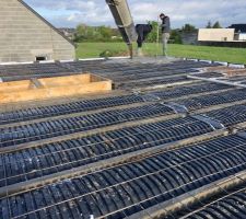 Dalle étage coulée