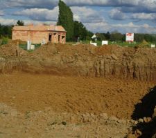 26-04-2019 en sortant du travail, un petit tour sur le chantier pour voir le travail effectué.
C'est impressionnant de voir toute cette terre.