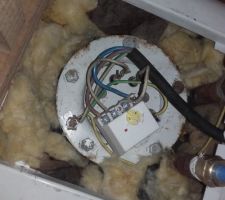 Le nouveau thermostat en place