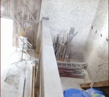 Poutre pour dalle sur le garage