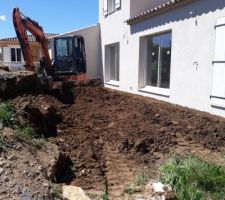 Terrassement en cours