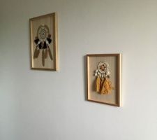 Tableaux "Attrapes Rêves" de chez Maison du Monde