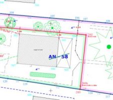 Plan de masse du terrain