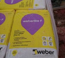 Enduit weber rouge carmine WB343