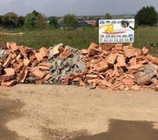 Tout venant pour faire l'accès chantier