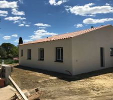 Préparation du devant pour y déposer du tout venant