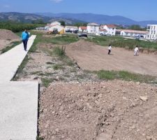 La photo de notre terrain