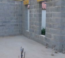 Pose de la charpente (extension)