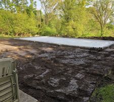 Enlèvement de 10cm de terre